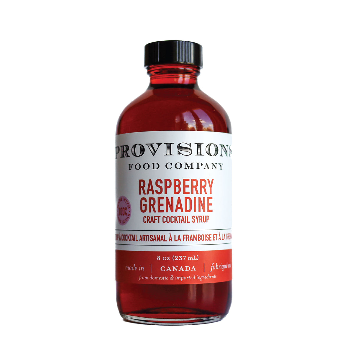 Raspberry Grenadine Craft Cocktail Syrup