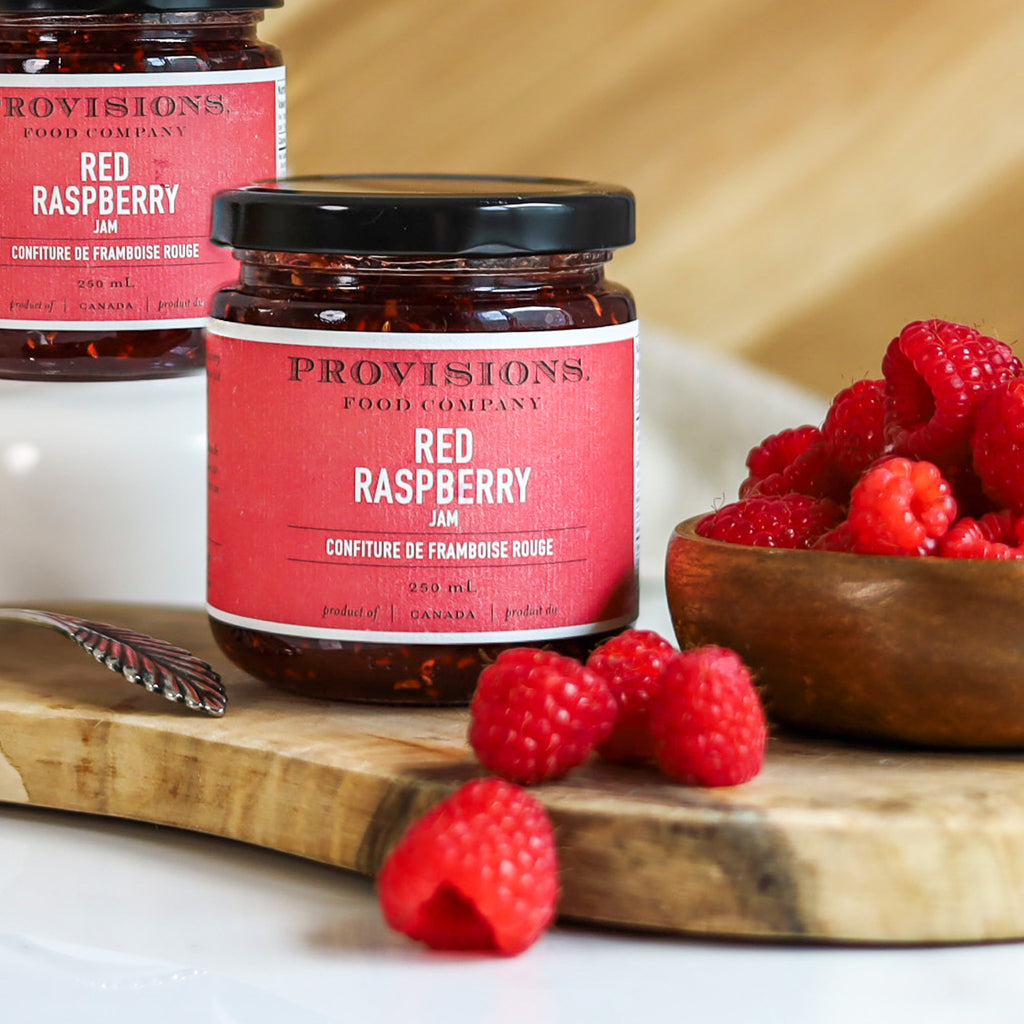 Indulge in the Finest Provisions: Red Raspberry Jam - Bursting with Flavor! Perfect for Breakfasts, Snacks & Desserts. Handcrafted. Elevate Your Culinary Creations Today!