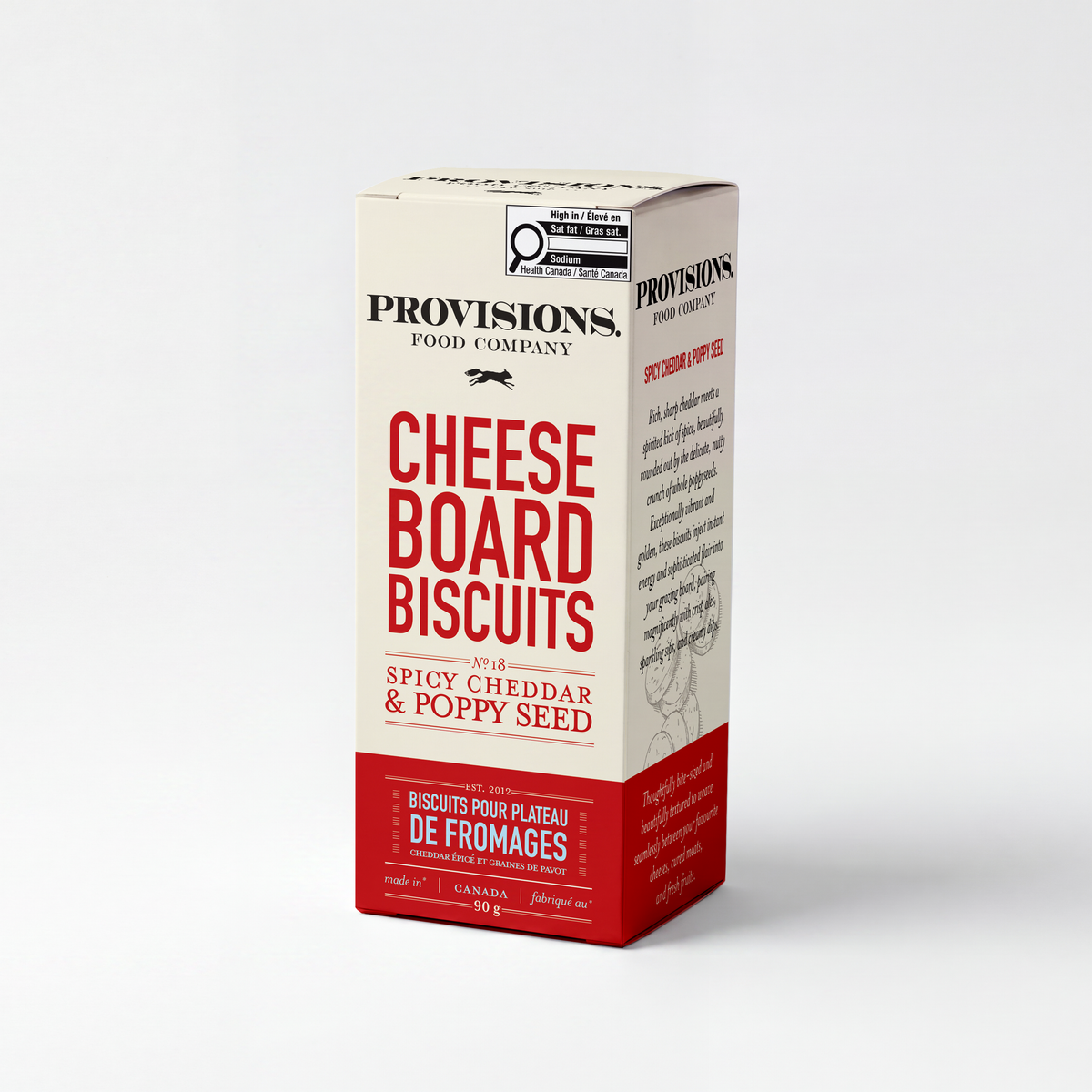 Spicy Cheddar & Poppy Seed Cheese Board Biscuits