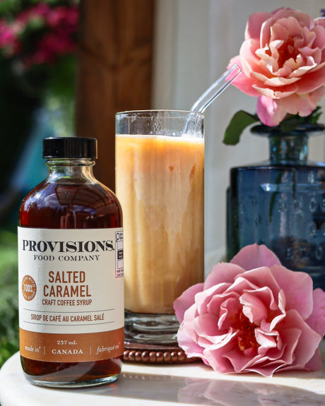 Salted Caramel Rose Chai Latte