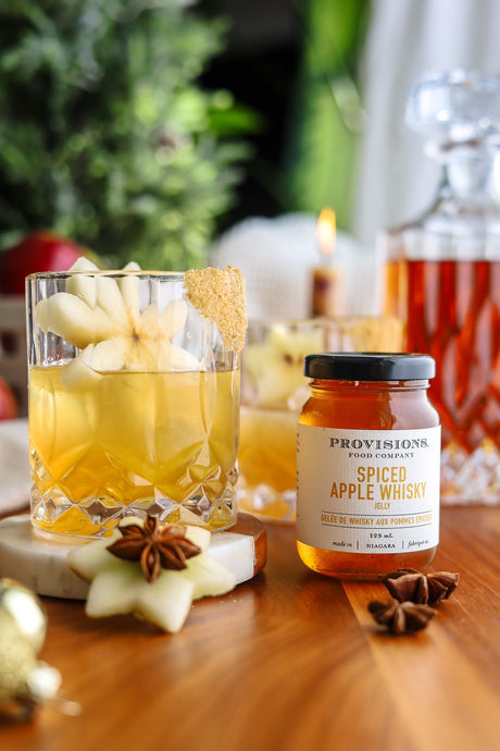 Spice Apple Whisky Sour Cocktail