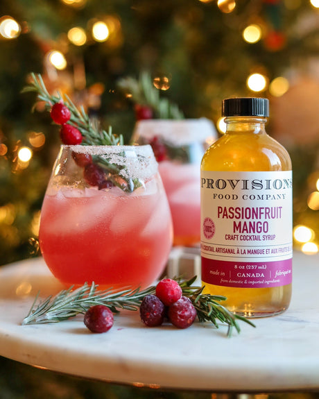 Winter Sunrise Punch Mocktail