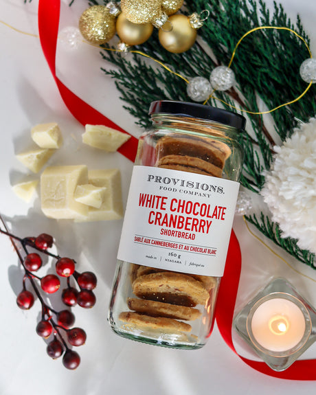 Preorder White Chocolate Cranberry Shortbread
