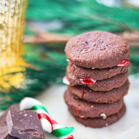 Preorder Dark Chocolate Peppermint Shortbread