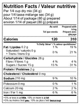 Carrot Cake Dry Mix